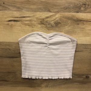 Striped PacSun tube top